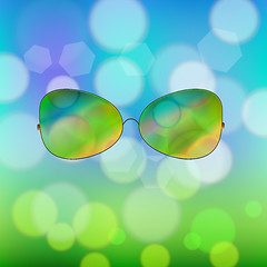Image showing Colorful Sun Glasses