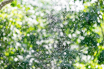 Image showing rain drops background