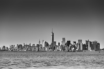 Image showing New York City Manhattan downtown skyline