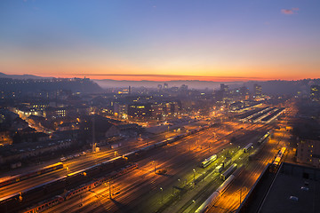 Image showing Panorama of Ljubljana, Slovenia, Europe.