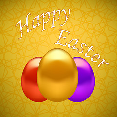 Image showing Colored Easter Eggs