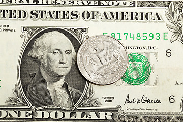 Image showing   paper us dollar.