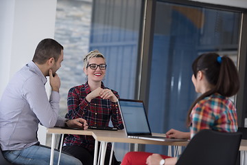 Image showing startup business team on meeting