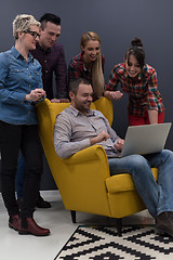 Image showing startup business team on meeting at modern office