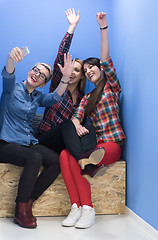 Image showing group of business people in creative working  space