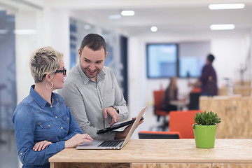 Image showing startup business team on meeting at modern office