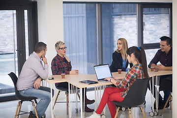 Image showing startup business team on meeting