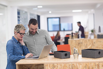 Image showing startup business team on meeting at modern office