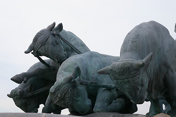 Image showing The Gefion fountain in Copenhagen