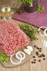 Image showing Minced meat