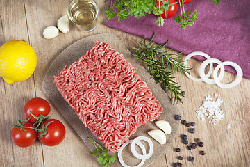 Image showing fresh minced