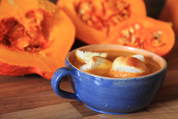 Image showing hokaido pumpkin soup