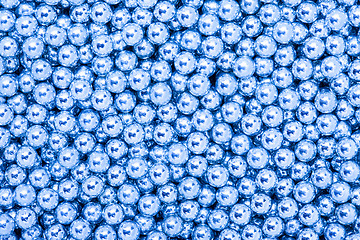 Image showing blue balls background