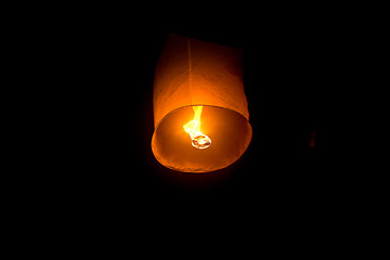 Image showing floating lantern