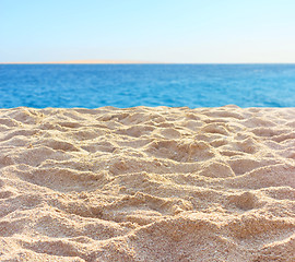 Image showing sand beach background