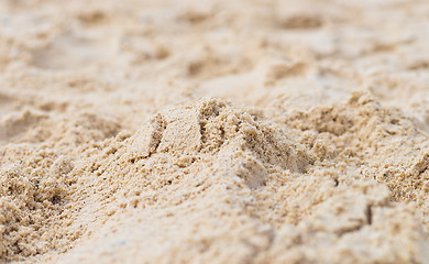 Image showing fine sand beach