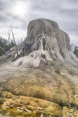 Image showing Mammoth Hot Springs in Yellowstone National park