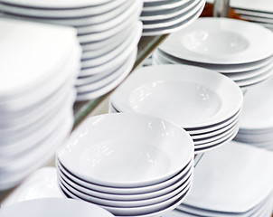 Image showing clean white plates