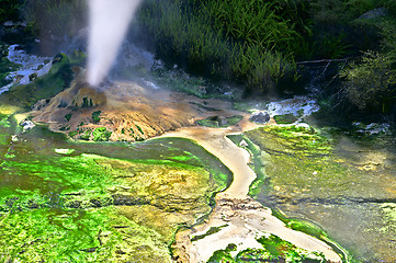 Image showing Volcanic steam vent