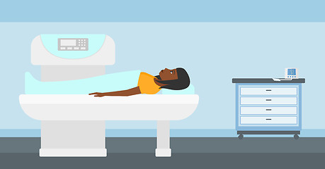 Image showing Magnetic resonance imaging.