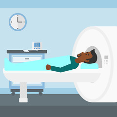 Image showing Magnetic resonance imaging.