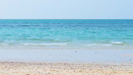 Image showing view of blue sea