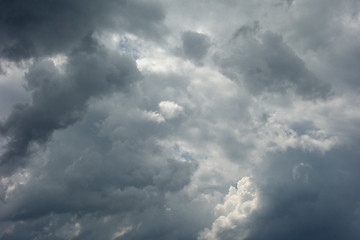 Image showing rainy sky