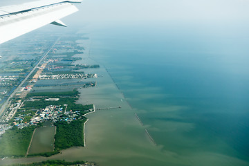 Image showing view from airplane