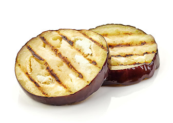 Image showing grilled eggplant slices