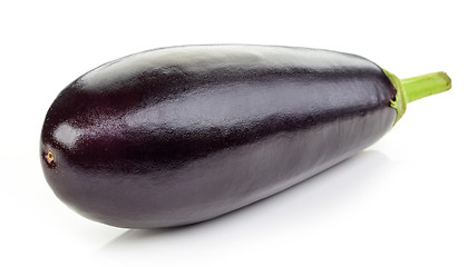 Image showing fresh eggplant on white background