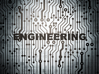 Image showing Science concept: circuit board with Engineering