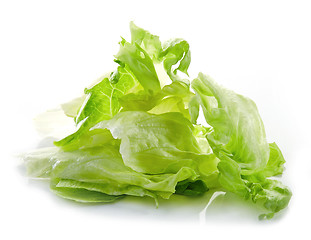 Image showing heap of iceberg lettuce