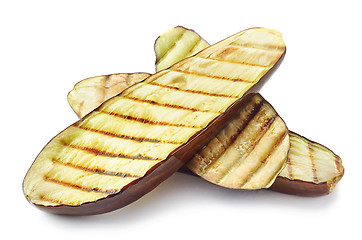 Image showing grilled eggplant slices