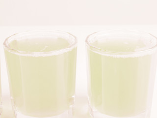 Image showing  Green apple juice vintage