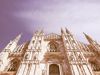 Image showing Duomo, Milan vintage