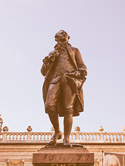 Image showing Goethe Denkmal Leipzig vintage