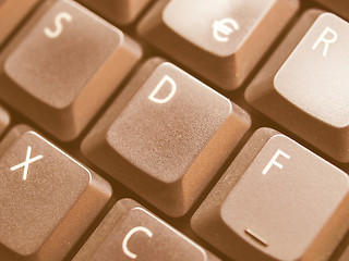 Image showing  Computer keyboard vintage