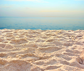 Image showing beautiful sand beach