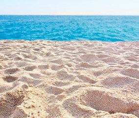 Image showing beautiful sand beach