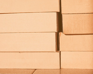 Image showing  Cardboard box vintage