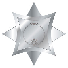 Image showing silver star