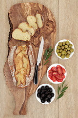 Image showing Mediterranean Snack Food