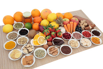 Image showing Food for Cold and Flu Remedy