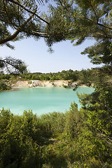 Image showing artificial lake , Belarus