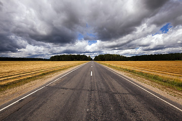 Image showing  small country road  