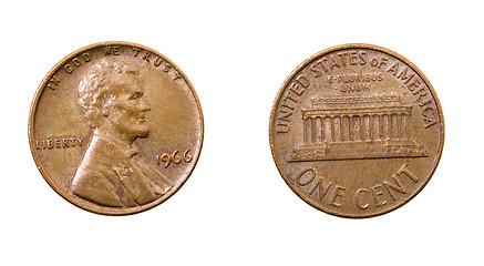 Image showing one American cent  