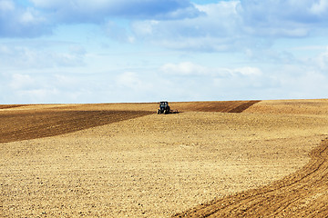 Image showing tractor in the field 