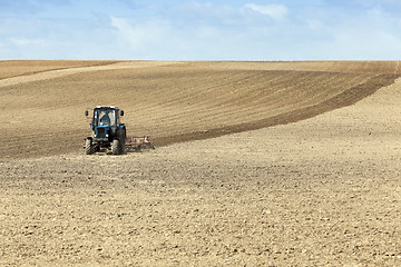 Image showing tractor in the field  