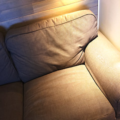 Image showing Comfortable armchair under the light