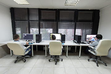 Image showing photo editor at his desk